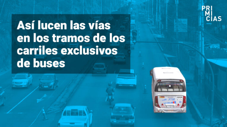 Así funcionan los nuevos tramos con carril exclusivo para buses en Quito