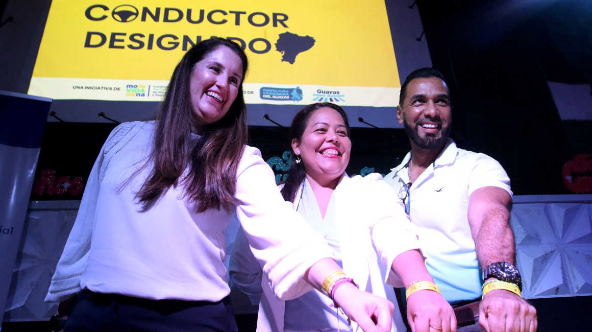 Presentación de la iniciativa "Conductor Designado" en Guayaquil, el 14 de diciembre de 2023.