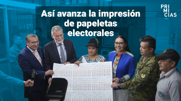Siete provincias ya tienen sus papeletas electorales impresas
