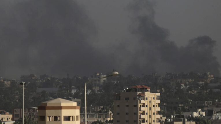 Foto referencial de los bombardeos en la Franja de Gaza.