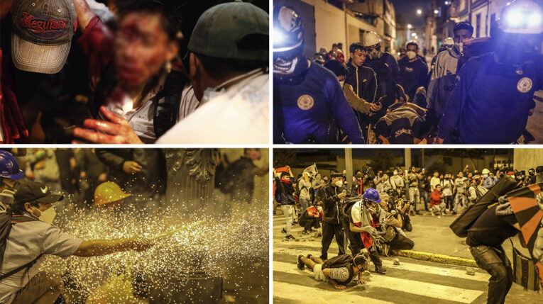 Manifestantes atacan canales de televisión y comisarías en Perú