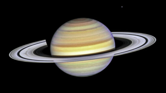 Fotografía de Saturno tomada por el Telescopio Espacial Hubble de NASA/ESA el 22 de octubre de 2023.