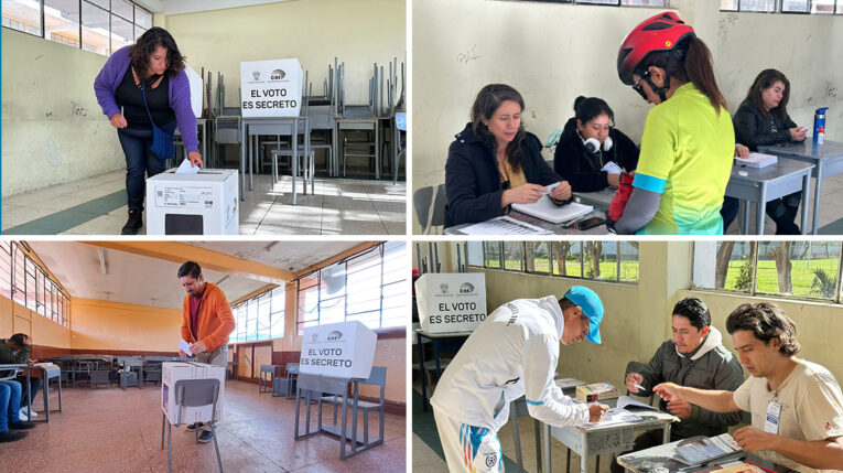 Segunda vuelta: Así transcurren las elecciones presidenciales en Quito