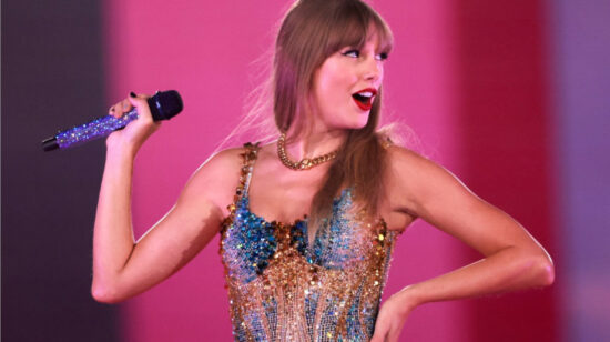 La cantante estadounidense, Taylor Swift, en un concierto de su gira The Eras Tour, en California, agosto de 2023.