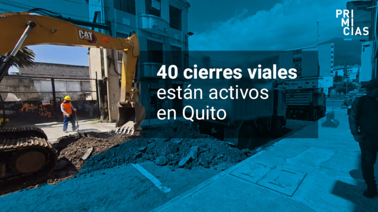 40 cierres viales en Quito por trabajos de rehabilitación, desde el 20 de junio